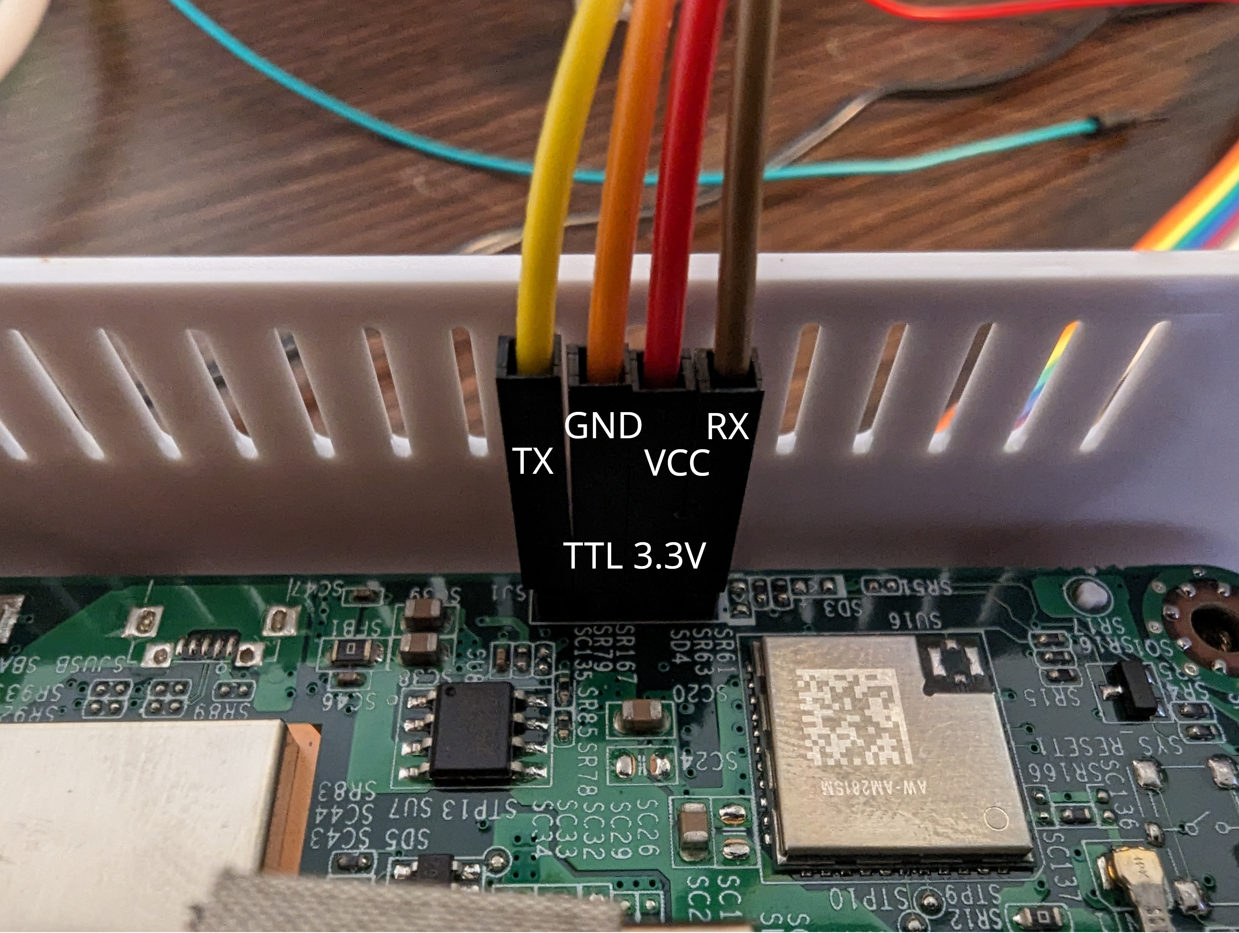 Pin out of the livisi home central mainboard